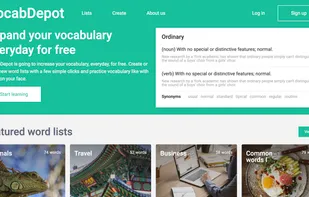 VocabDepot.com screenshot 1