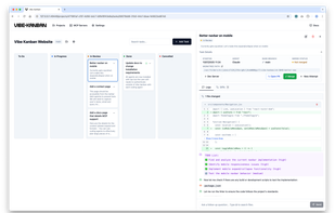 Vibe Kanban screenshot 1