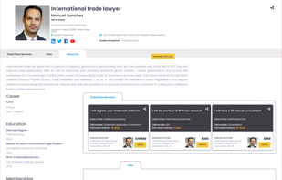 Customize your lawyer profile to let clients know you.