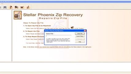 Stellar Phoenix Zip Recovery screenshot 1