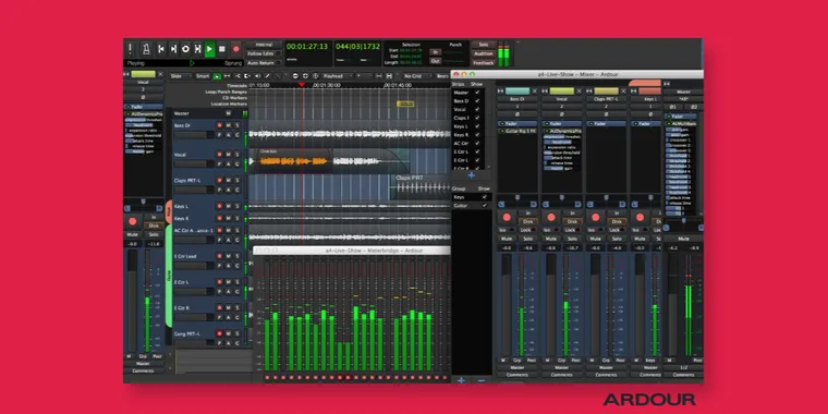 Ardour 8.0 released with region groups, Novation Launchpad Pro and macOS Sonoma support image