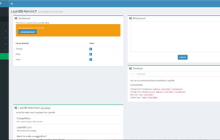 Control Panel Dashboard