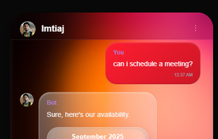 Can schedule meeting.