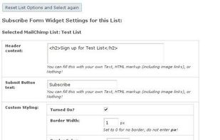 MailChimp List Subscribe Form screenshot 2