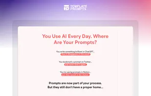Template Prompts screenshot 1