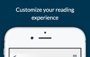 Customizable reading experience