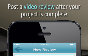 Post a video review after your project is complete