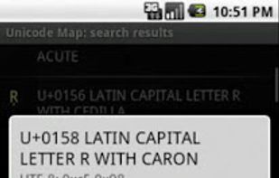 Unicode Map screenshot 1