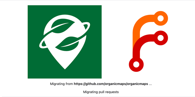 Organic Maps migrates to Forgejo due to GitHub account blocked by Microsoft image