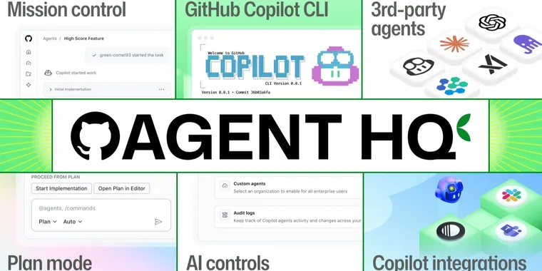 GitHub unveils Agent HQ, a central hub for AI coding agents from top providers image