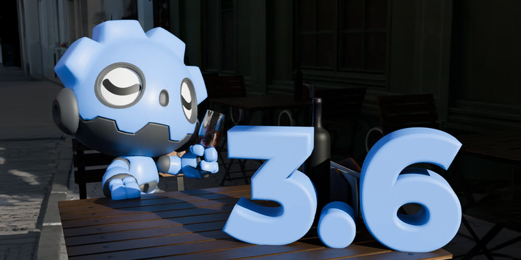 Godot engine 3.6 brings major updates with 2D physics interpolation, mesh merging and more image