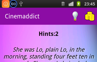 Cinemaddict movie quiz screenshot 2