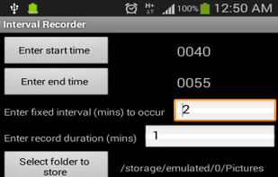 Interval Recorder screenshot 1