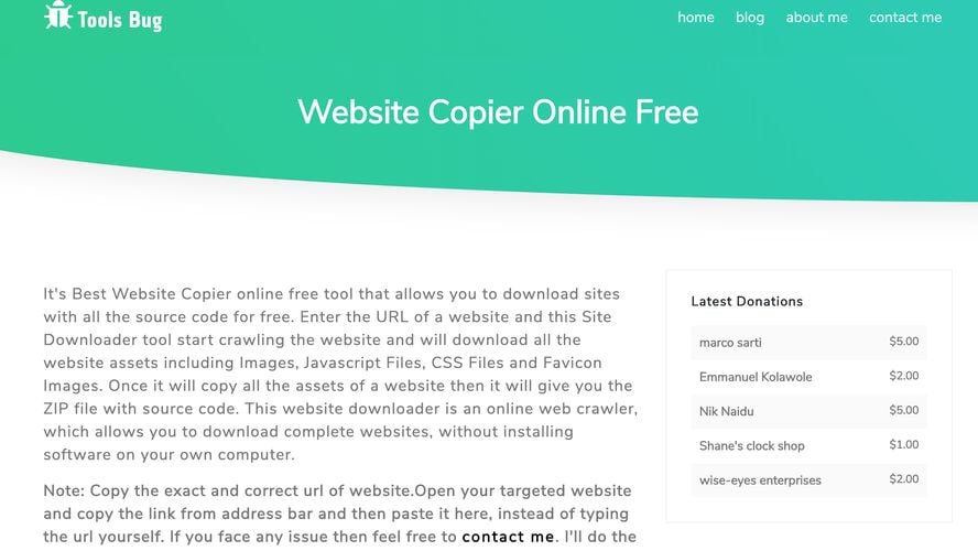 website copier online free