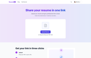 ResumeLink screenshot 1