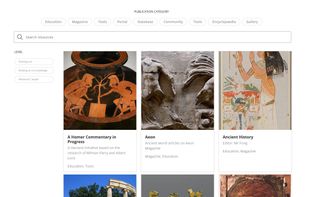 Close up of resources page.
https://priam.softr.io/ancient-history-resources