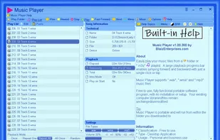 Access help directly from inside Music Player