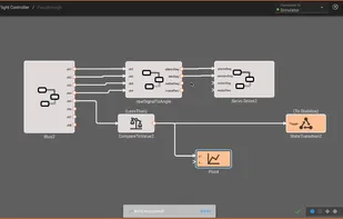 Aircraft flight controller diagram