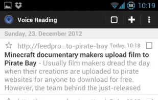 Voice Reading (Read aloud) screenshot 1