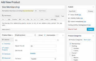 WooCommerce Memberships screenshot 1
