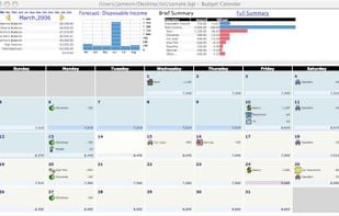 Budget Calendar on Mac