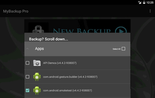 MyBackup screenshot 2