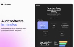 Audit software in minutes. Discover how much you spend, the tools you pay for and who is using them. 