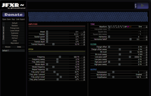 Jfxr screenshot 1