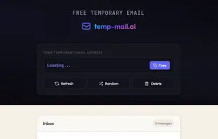 temp-mail.ai screenshot 1