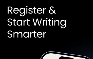 register and start write smarter.