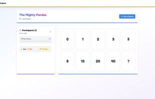 Planning Poker tool