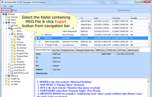 SysTools MSG to PST Converter screenshot 2