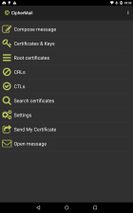 Ciphermail for Android screenshot 1