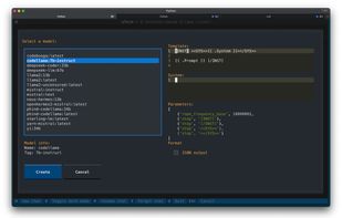 oterm screenshot 1