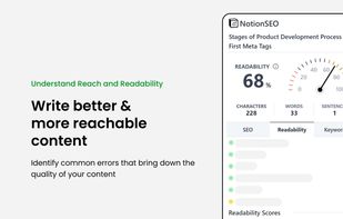 Readability features