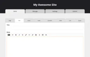 Chyrp Lite screenshot 1
