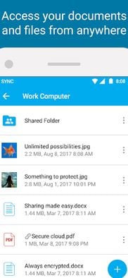 Sync.com screenshot 1
