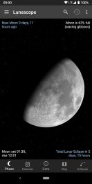 Lunescope Moon Viewer screenshot 1