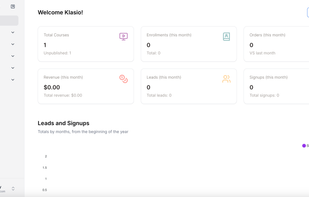 Klasio Admin Dashboard