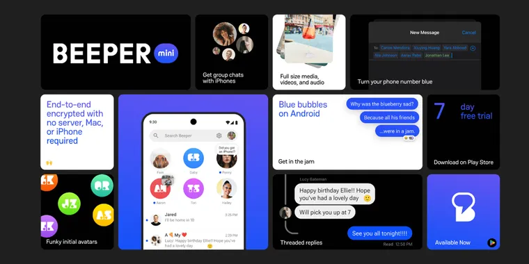 Beeper launches Beeper Mini, an Android app with complete Apple iMessage features image
