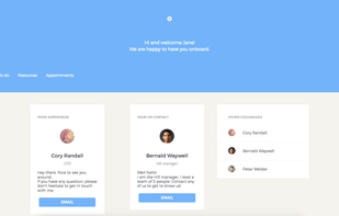 The new hire dashboard