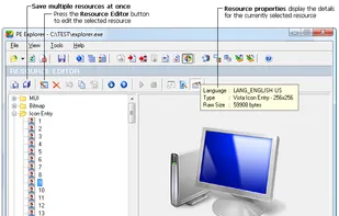 PE Explorer screenshot 1