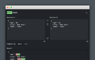 Diff Text screenshot 1