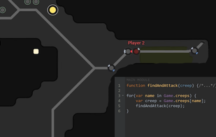 Screeps screenshot 1