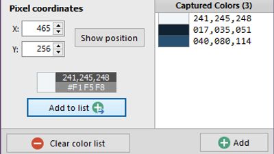 Pixel color