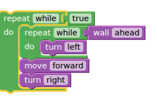 shorter solution to the Maze demo
