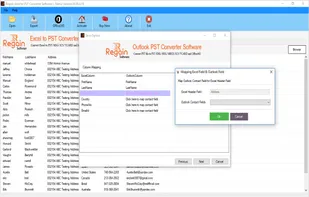 Regain Excel to PST Converter screenshot 3
