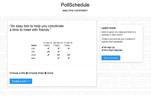 PollSchedule screenshot 1