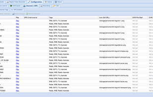 Tvheadend screenshot 1