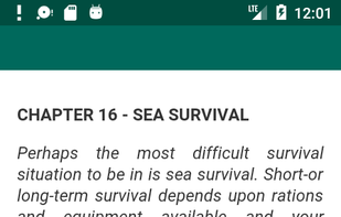 Survival Manual App screenshot 1